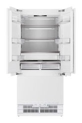 36” French Door Built-In Refrigerator with Freezer, Ice-Maker and Water Dispenser - Panel Ready