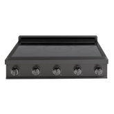 36″ Induction Cooktop – Black Steel