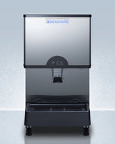 Accucold 17" Ice & Water Dispenser Adjustable Height Stainless Steel