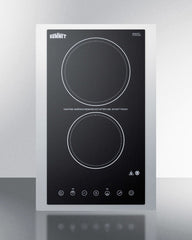 Accucold 15" Wide 230V 2-Burner Radiant Cooktop