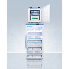 Accucold 24" Wide All-Refrigerator/All-Freezer Combination