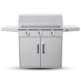36" Outdoor Built-In Induction Griddle with Cart