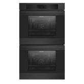 30" Double Wall Oven in Black Stainless Steel
