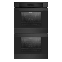 30" Double Wall Oven in Black Stainless Steel