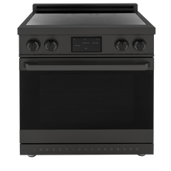30″ Professional Induction Range – Black Stainless