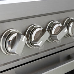 60" Induction Range with Built-in Professional Griddle - Stainless Steel