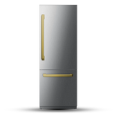 30" Built-In Refrigerator and Freezer With Ice-Maker and Water Dispenser – VEGA Edition