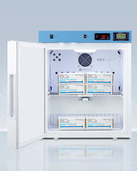 Accucold 19" Left Hand Wide Compact Refrigerator, with High/Low Temperature alarm, CARB Compliant