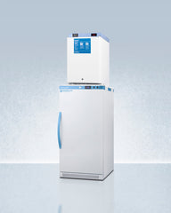 Accucold 24" Wide All-Refrigerator/All-Freezer Combination White