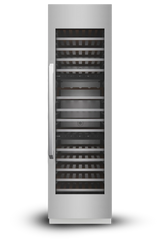 24" Three Zone Built-In Wine Refrigerator Column - Stainless Steel