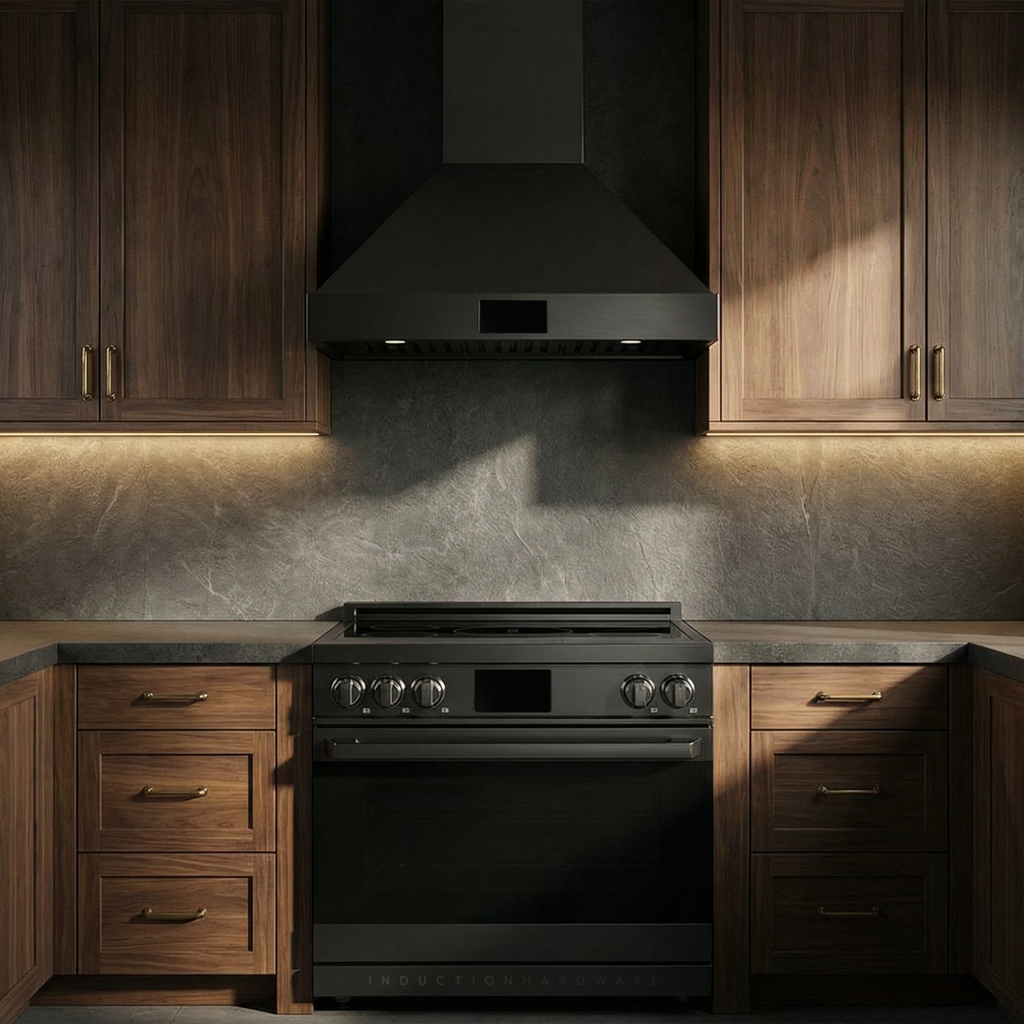 36″ Professional Range Hood – 1000 CFM – Black Stainless