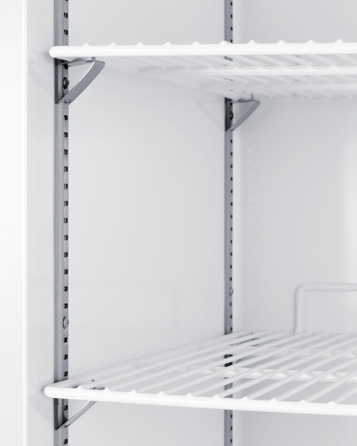 Accucold 18 cu.ft. Upright Manual Defrost All-Freezer with lock, CARB Compliant