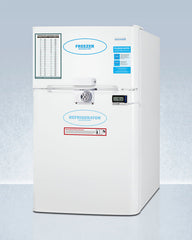 Accucold 19" Wide General Purpose Refrigerator-Freezer, NIST calibrated alarm/thermometer