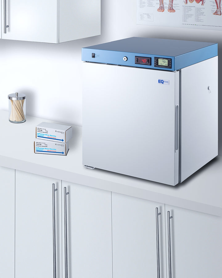 Accucold 19" Left Hand Wide Compact Refrigerator, with High/Low Temperature alarm, CARB Compliant