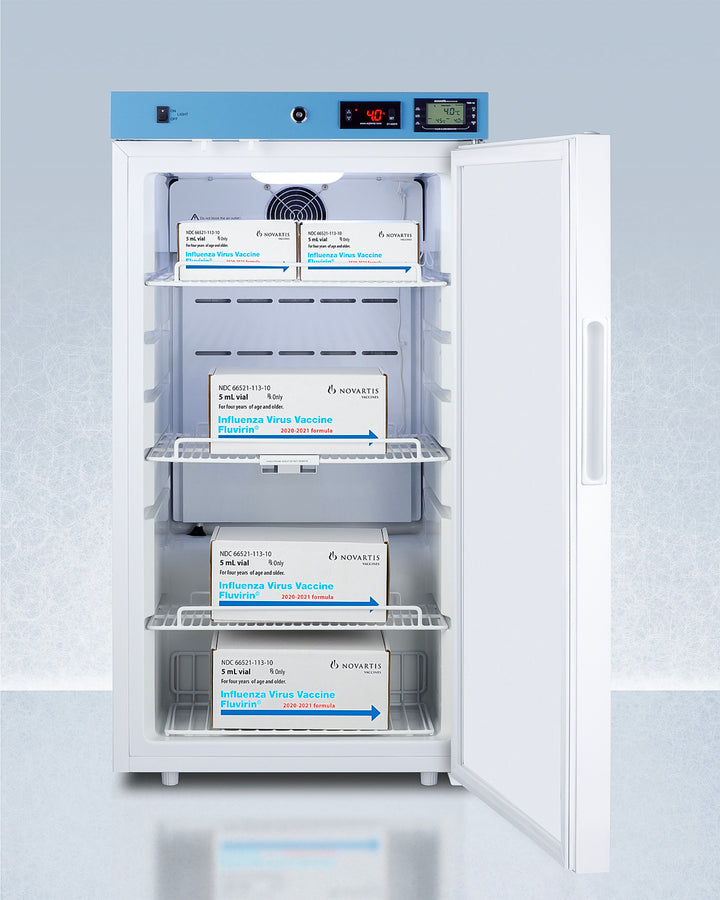 Accucold 19" White Wide Healthcare Refrigerator, Certified to NSF/ANSI 456 Vaccine Storage Standard