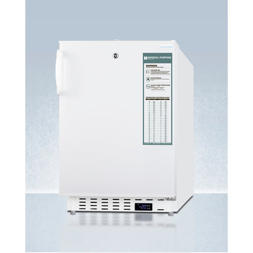Accucold 20" Wide Built-In Vaccine All-Freezer