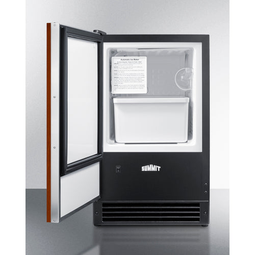 15" 15 lb. Drain-Free Built-In Icemaker (Panel Not Included)