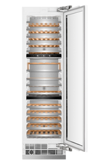24" Three Zone Built-In Wine Refrigerator Column - Panel Ready