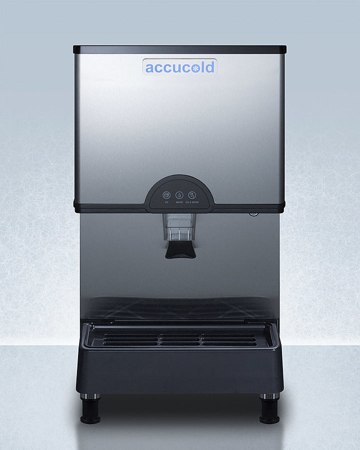 Accucold 17" Ice & Water Dispenser Filter Kit Included Stainless Steel