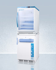 Accucold 24" Wide All-Refrigerator & All-Freezer Combination White