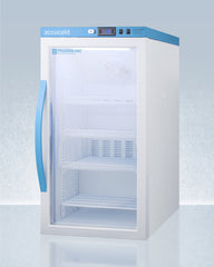Accucold 19" Wide 3 Cu.Ft. Counter Height White Vaccine Refrigerator