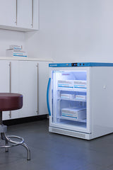 Accucold 23" Wide 6 Cu.Ft. ADA Height Vaccine Refrigerator Glass Door