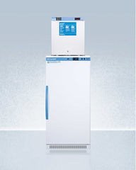 Accucold 24" Wide All-Refrigerator/ All-Freezer Combination White