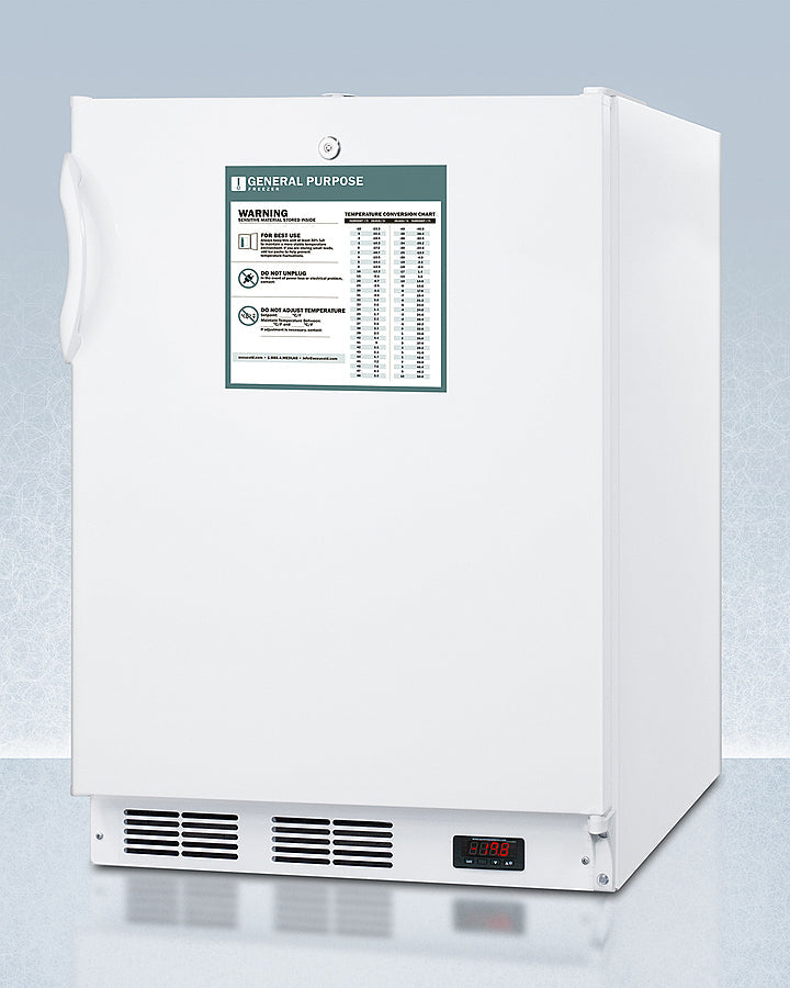 Accucold 24" Wide Built-In All-Freezer, ADA Compliant