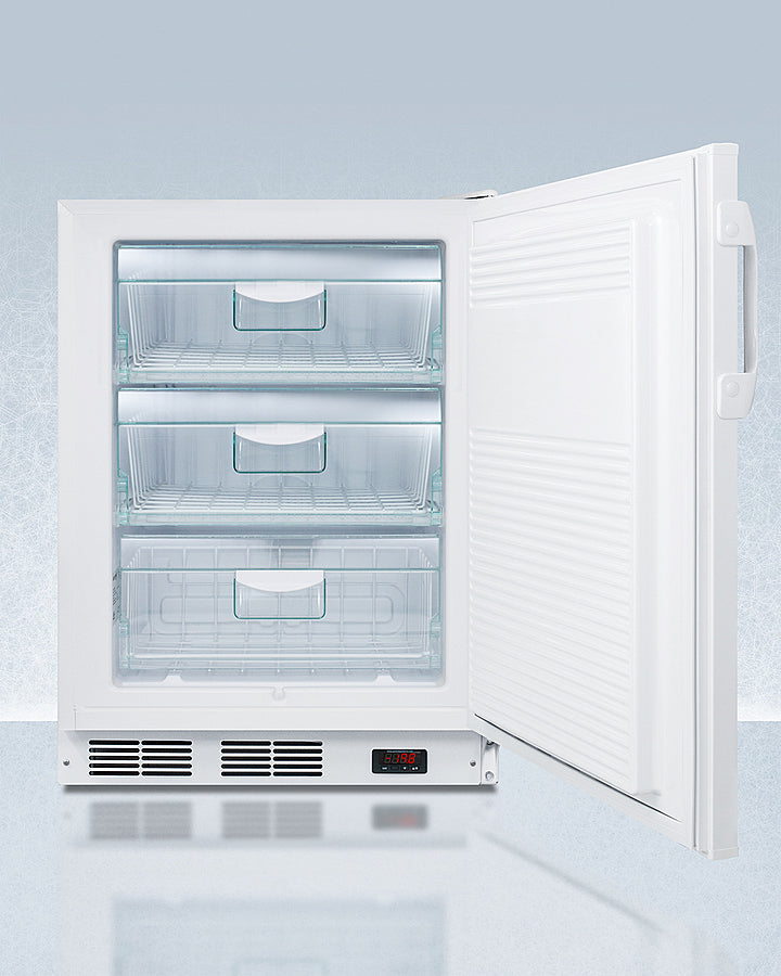 Accucold 24" Wide Built-In All-Freezer, ADA Compliant