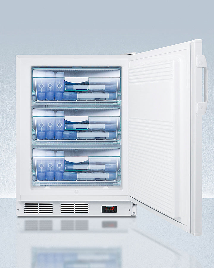 Accucold 24" Wide Built-In All-Freezer, ADA Compliant