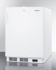 Accucold 24" Wide Built-In All-Freezer, ADA Compliant (White Exterior)