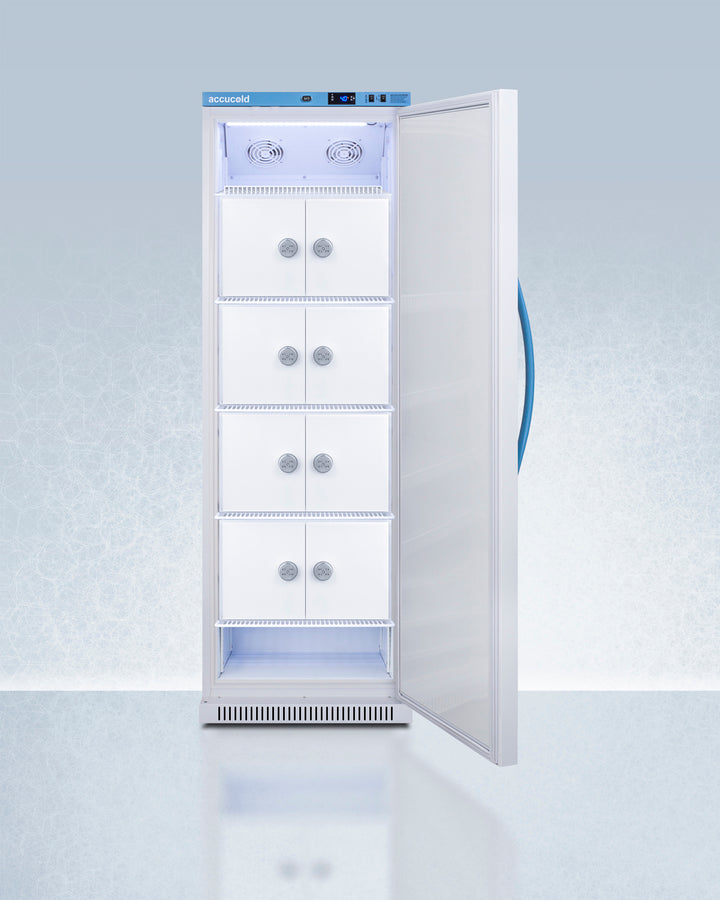 Accucold 15 Cu.Ft. Upright Laboratory Refrigerator with Interior Lockers