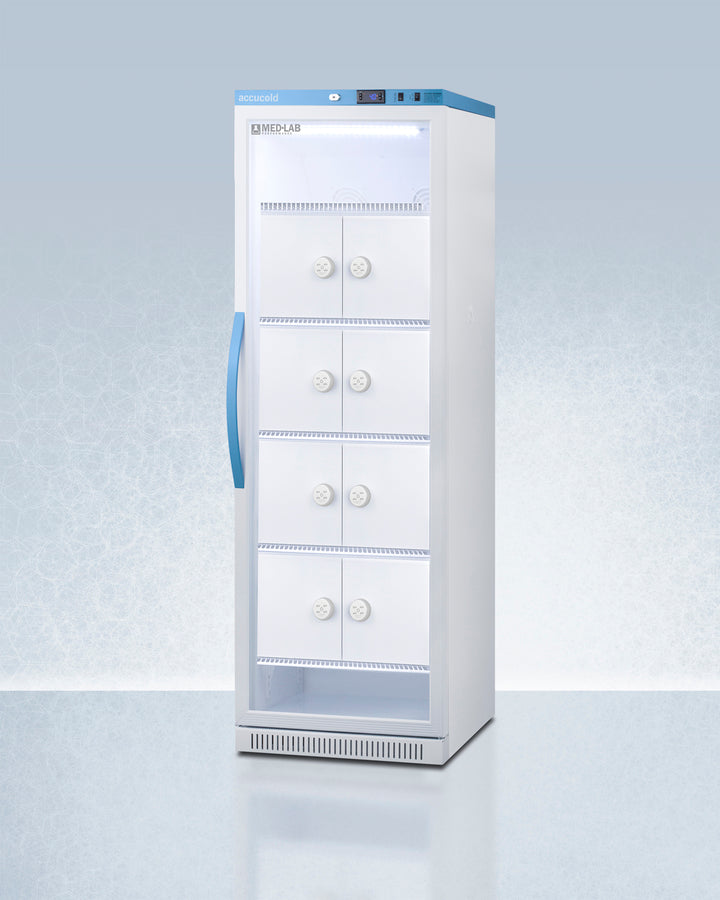Accucold 15 Cu.Ft. Upright Laboratory Refrigerator with Interior Lockers