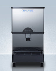 Accucold 17" Ice & Water Dispenser Adjustable Height Stainless Steel