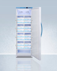 Accucold 23" Wide Upright Pharmacy And Vaccine White Refrigerator