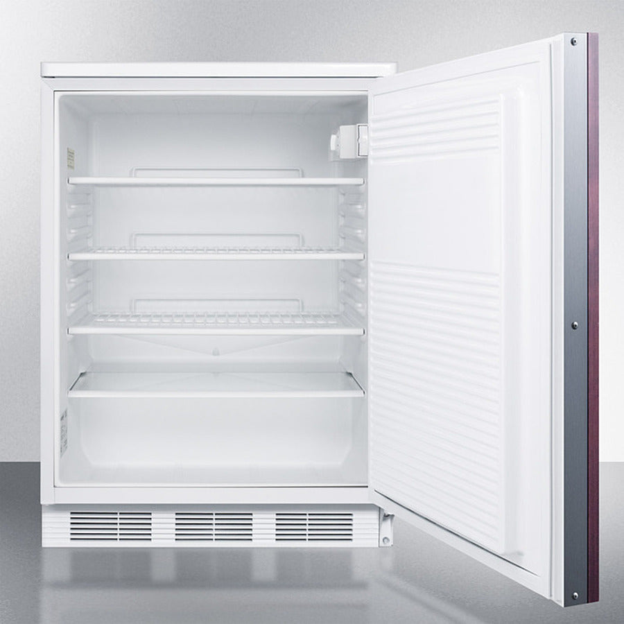 Accucold 24" Wide Built-In All-Refrigerator w/ built-in under counters