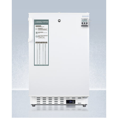 Accucold 20" Wide Built-In Healthcare All-Refrigerator
