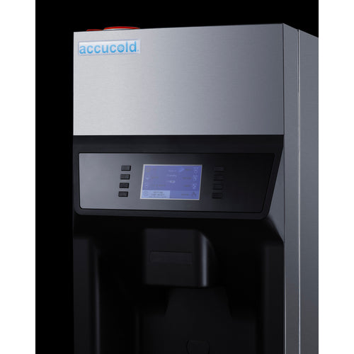 Accucold 14" 220 lb. Ice + Water Dispenser