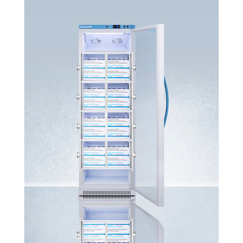 Accucold 15 Cu.Ft. Upright Vaccine Refrigerator with Interior Lockers