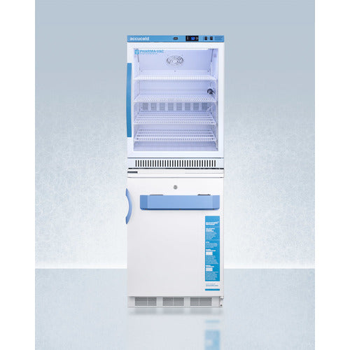 Accucold 24" Wide All-Refrigerator/All-Freezer Combination