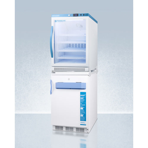 Accucold 24" Wide All-Refrigerator/All-Freezer Combination