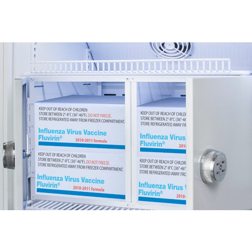 Accucold 15 Cu.Ft. Upright Vaccine Refrigerator with Interior Lockers