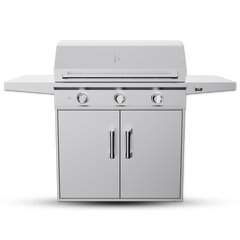 36" Outdoor Built-In Induction Griddle with Cart