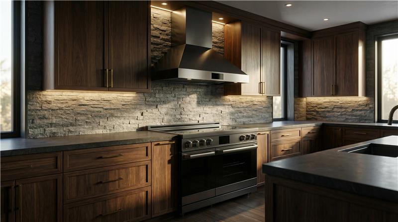 48″ Professional Induction Range – Black Stainless