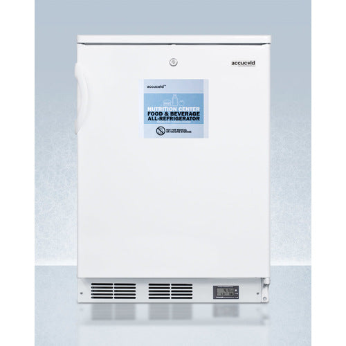 Accucold 24" Wide Built-In All-Refrigerator