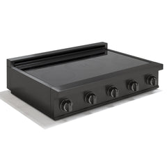 36″ Induction Cooktop – Black Steel