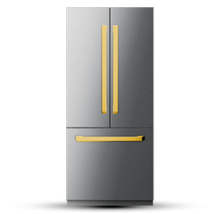 36" French Door Built-In Refrigerator with Freezer, Ice-Maker and Water Dispenser – VEGA Edition