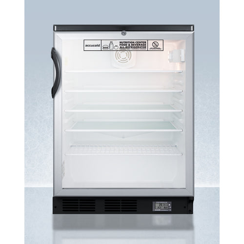 Accucold 24" Wide Built-In All-Refrigerator