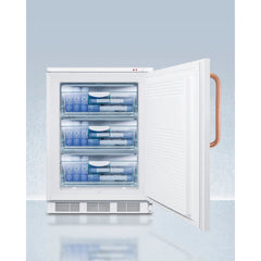 Accucold 24" Wide All-Freezer with Antimicrobial Pure Copper Handle