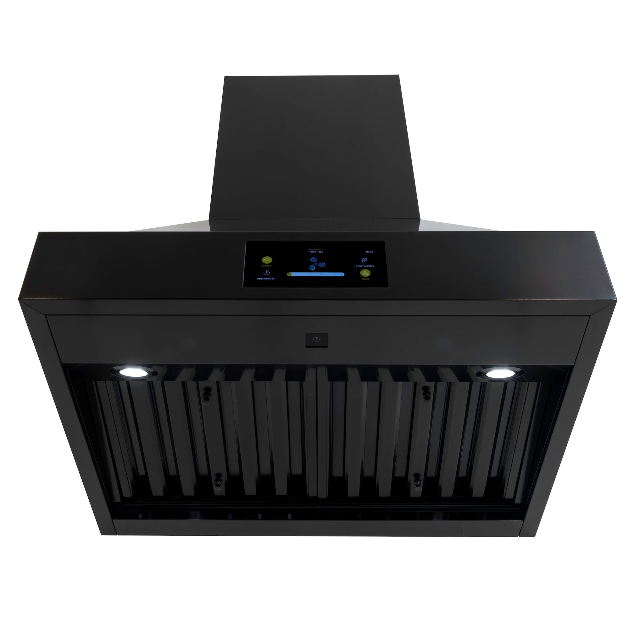 36″ Professional Range Hood – 1000 CFM – Black Stainless
